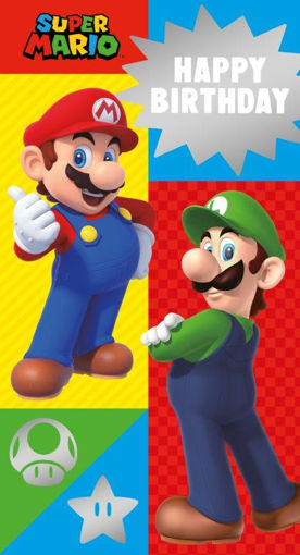 Picture of SUPER MARIO HAPPY BIRTHDAY CARD